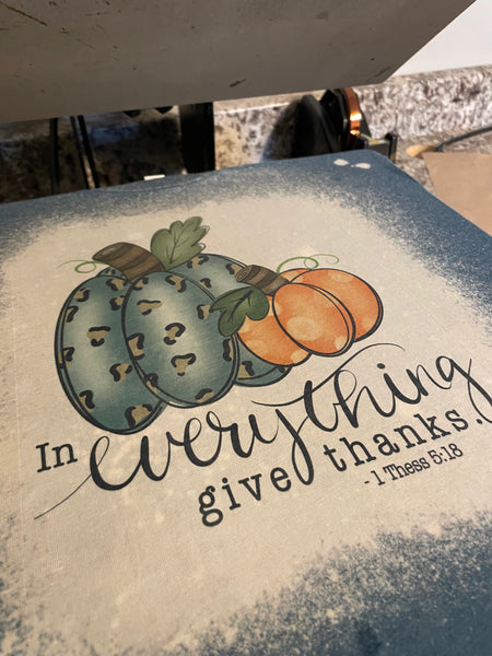 In everything give thanks
