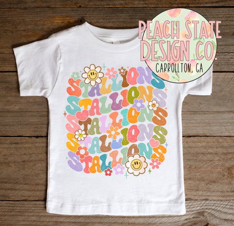 Stallions flower design
