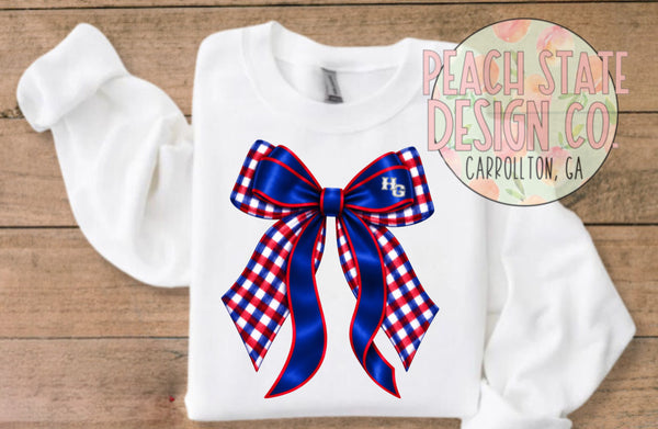 School Spirit Bow Sweatshirts