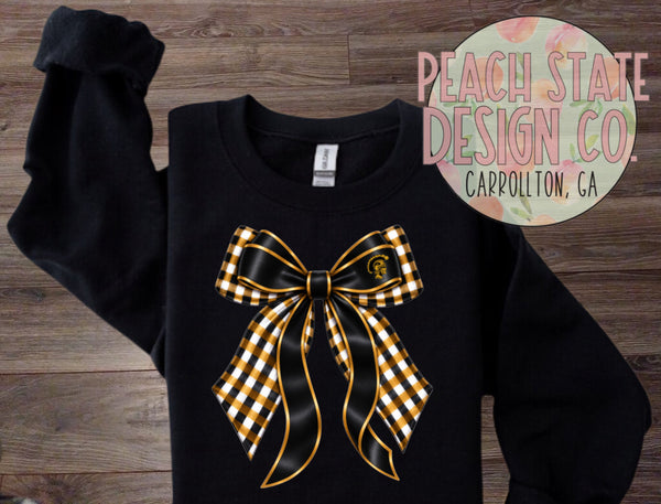 School Spirit Bow Sweatshirts