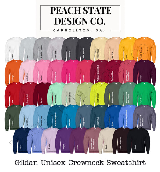 Custom name sweatshirts