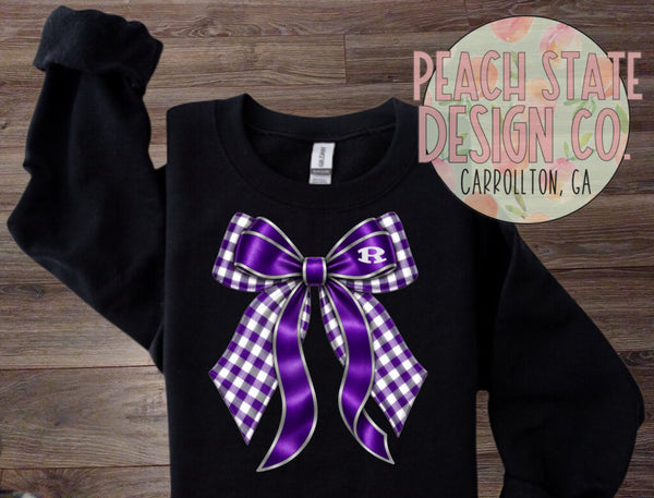 School Spirit Bow Sweatshirts