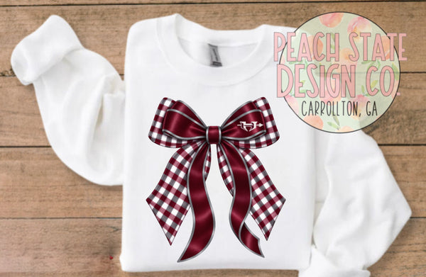 School Spirit Bow Sweatshirts
