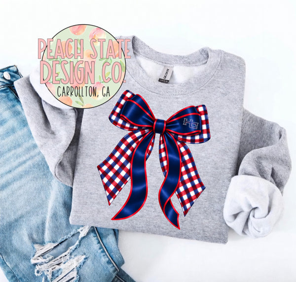 School Spirit Bow Sweatshirts