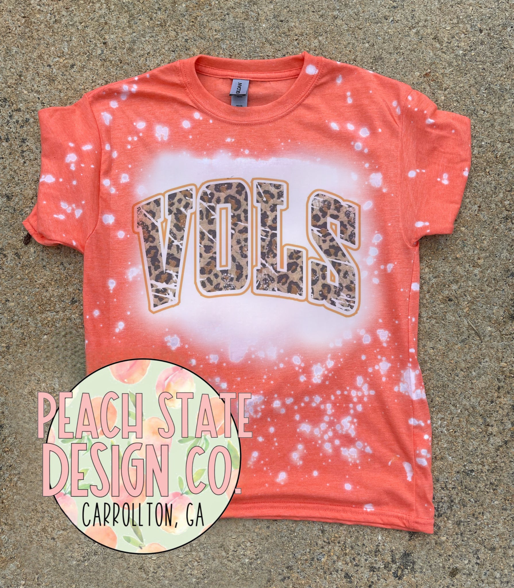 VOLS bleached tee