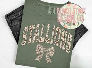 Stallions Camo Tees