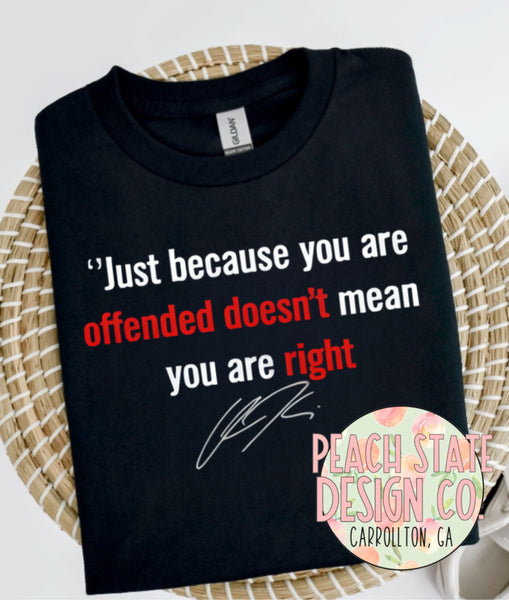 Charlie Kirk remembrance tees