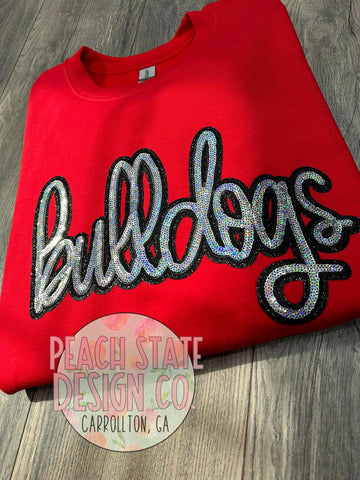 Bulldogs Sequin Sweater