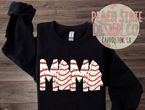 Mama Christmas Tree Cake (Sweatshirt Saturday)