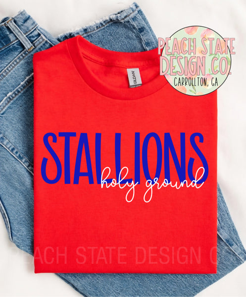 Holy Ground Stallions shirt (New 2026)