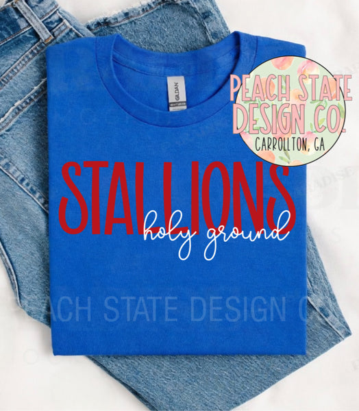 Holy Ground Stallions shirt (New 2026)