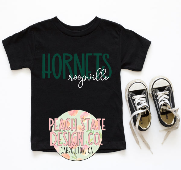 Roopville Hornets tees