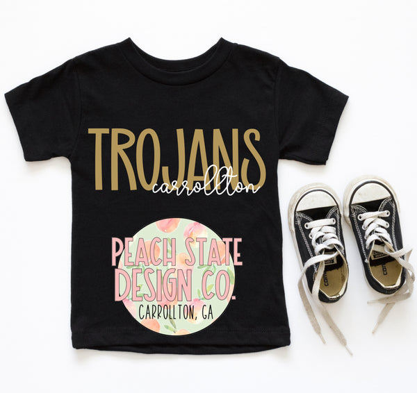 Carrollton Trojans tees