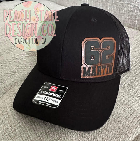 Number & Last Name Hat