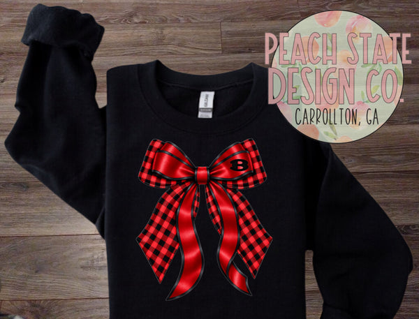 School Spirit Bow Sweatshirts