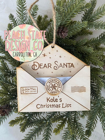 Christmas List ornament
