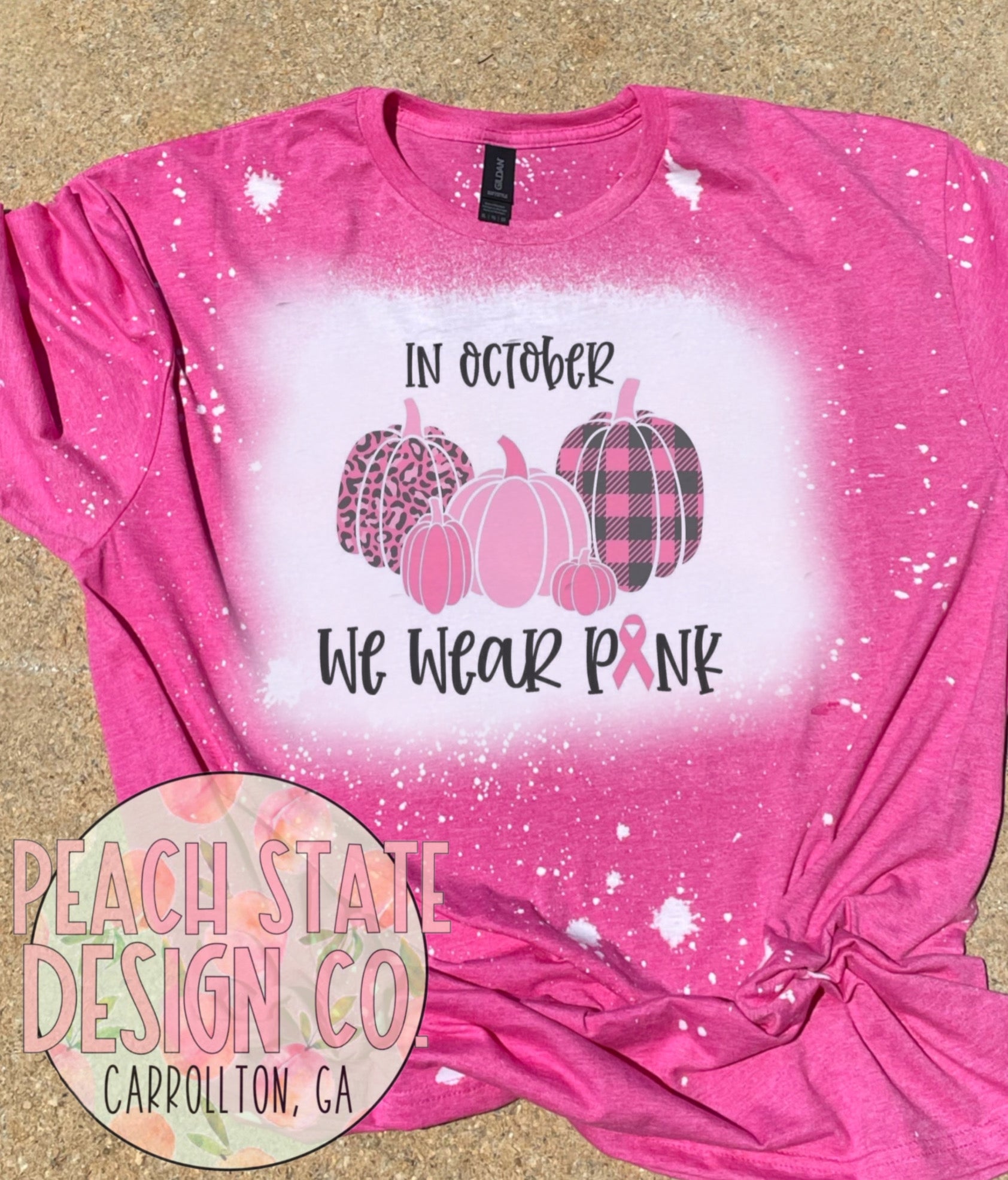 In October we wear pink (bleached)