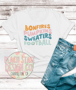 Bonfires, Pumpkins, Sweaters & Football