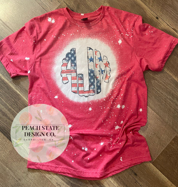 4th of July monogram