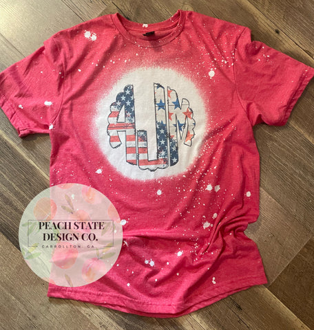 4th of July monogram
