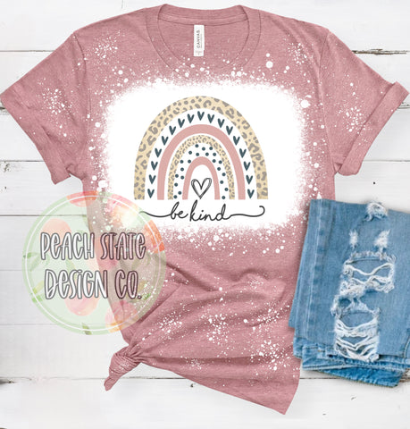 Be Kind rainbow tee