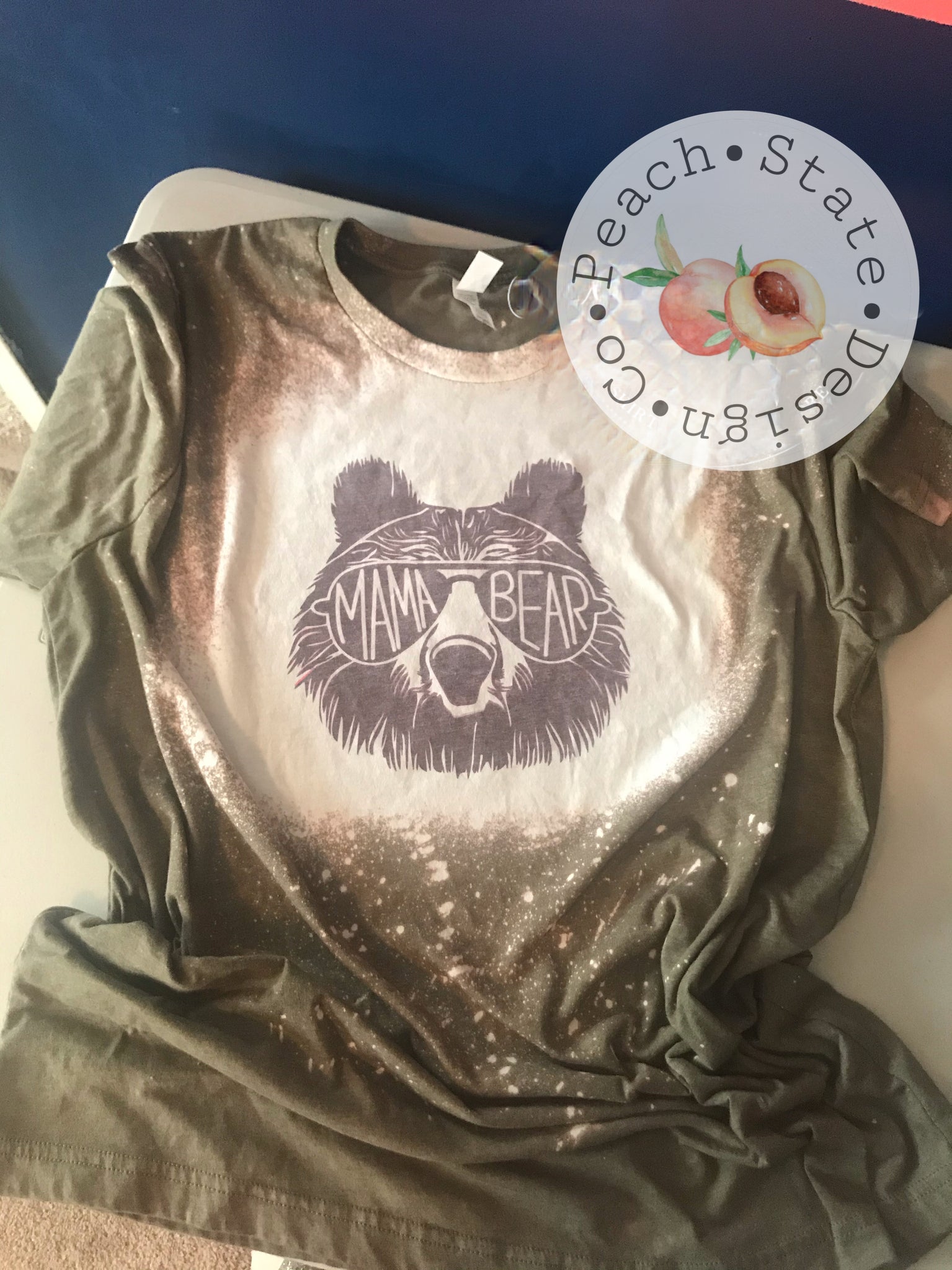Mama Bear bleached tee
