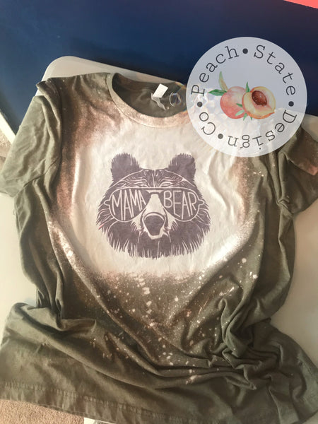Mama Bear bleached tee