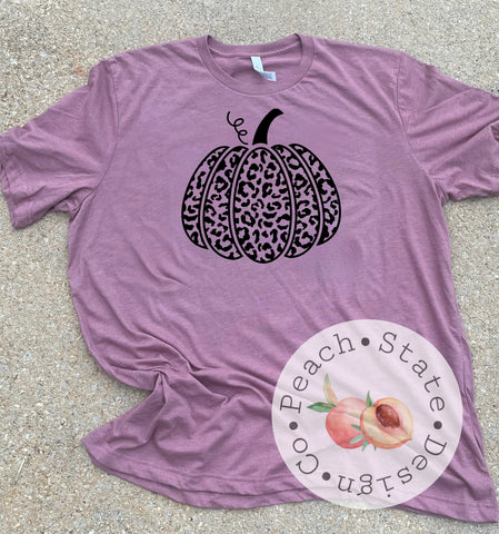 Leopard Pumpkin tee
