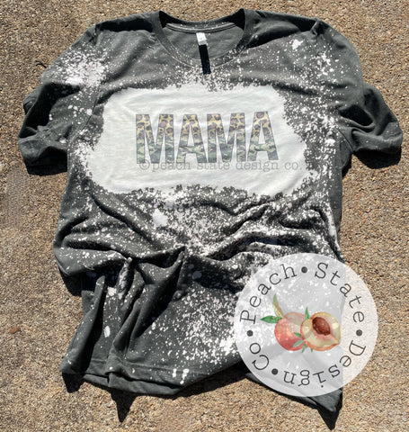 Mama — Cheetah & Camo tee