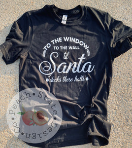 To the window, to the wall ( Santa version)
