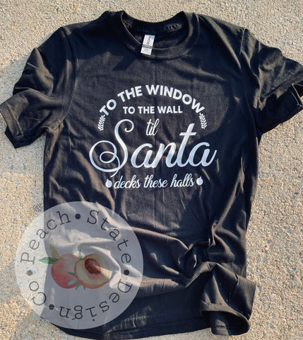 To the window, to the wall ( Santa version)
