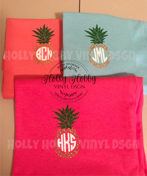 Pineapple Monogram Tee
