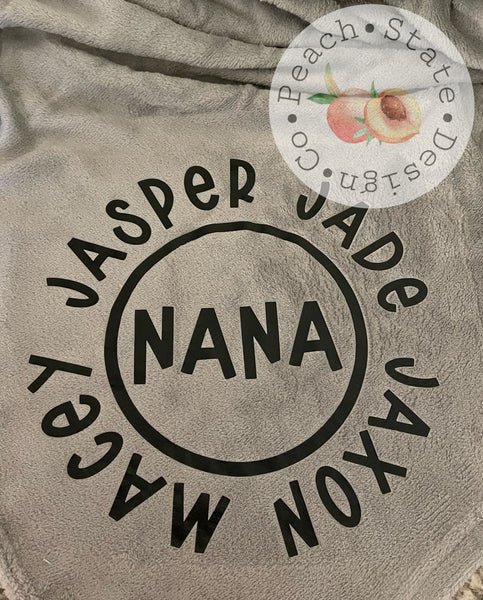 Personalized Throw Blanket