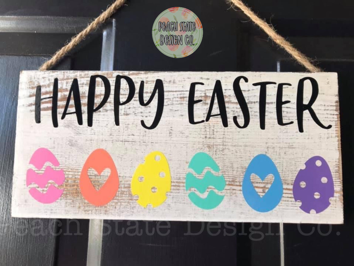 Happy Easter door hanger