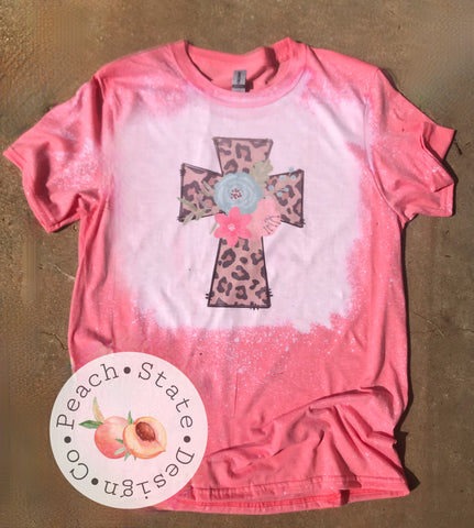 Cheetah Cross with florals