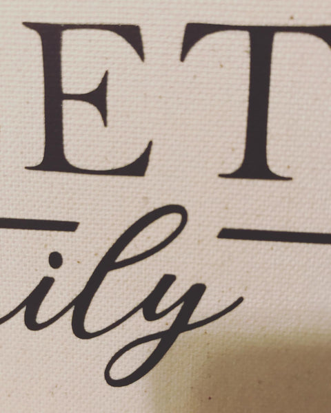 Reverse Canvas sign