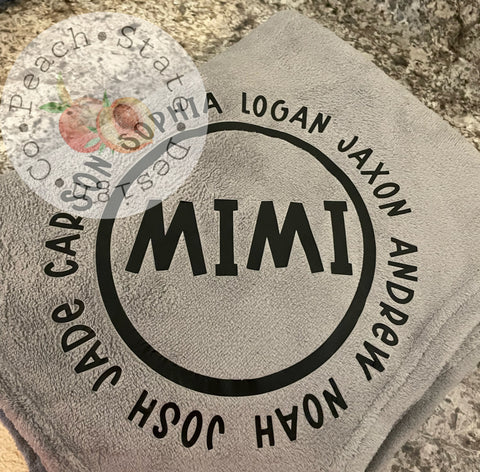 Personalized Throw Blanket