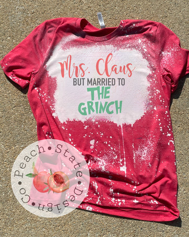 Mrs. Claus but married to The Grinch