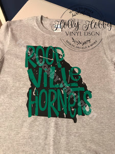 Roopville Hornets—Youth—State of GA shirt