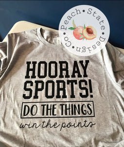 Hooray Sports! Do the things, win the points